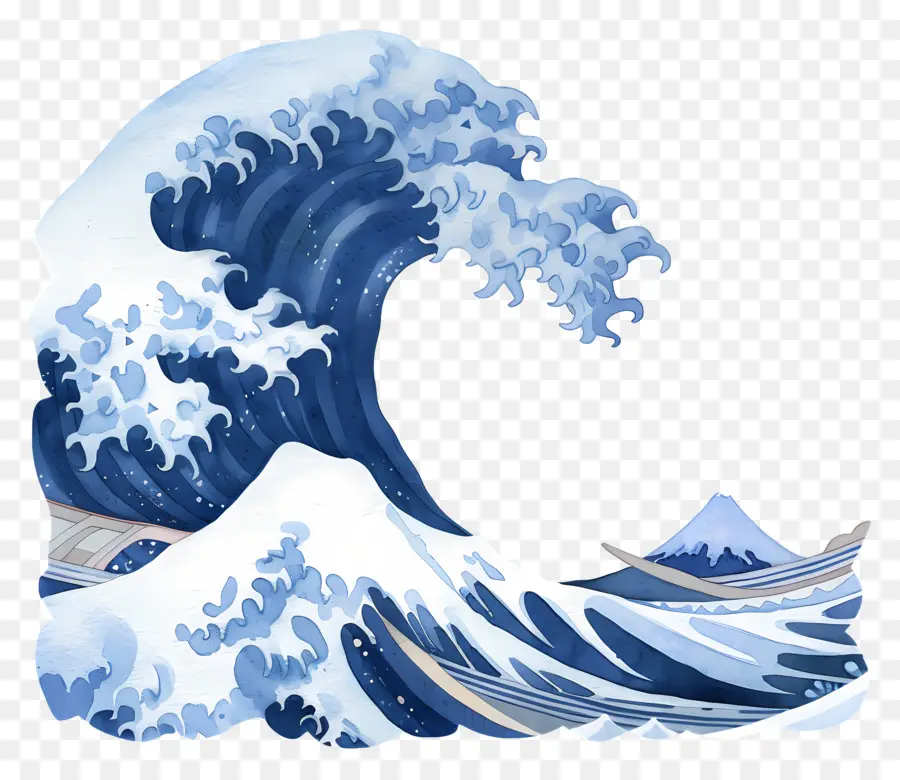 Vague De Mer，La Grande Vague De Kanagawa PNG