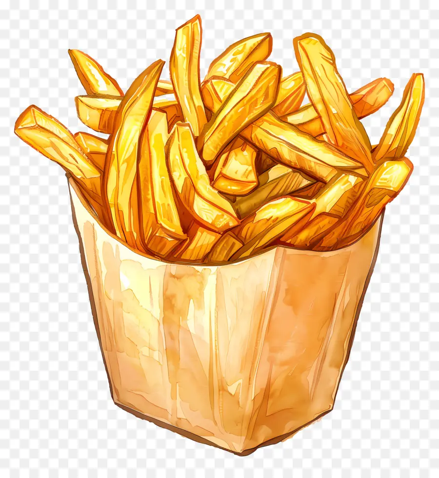 Frites，Caricatural PNG