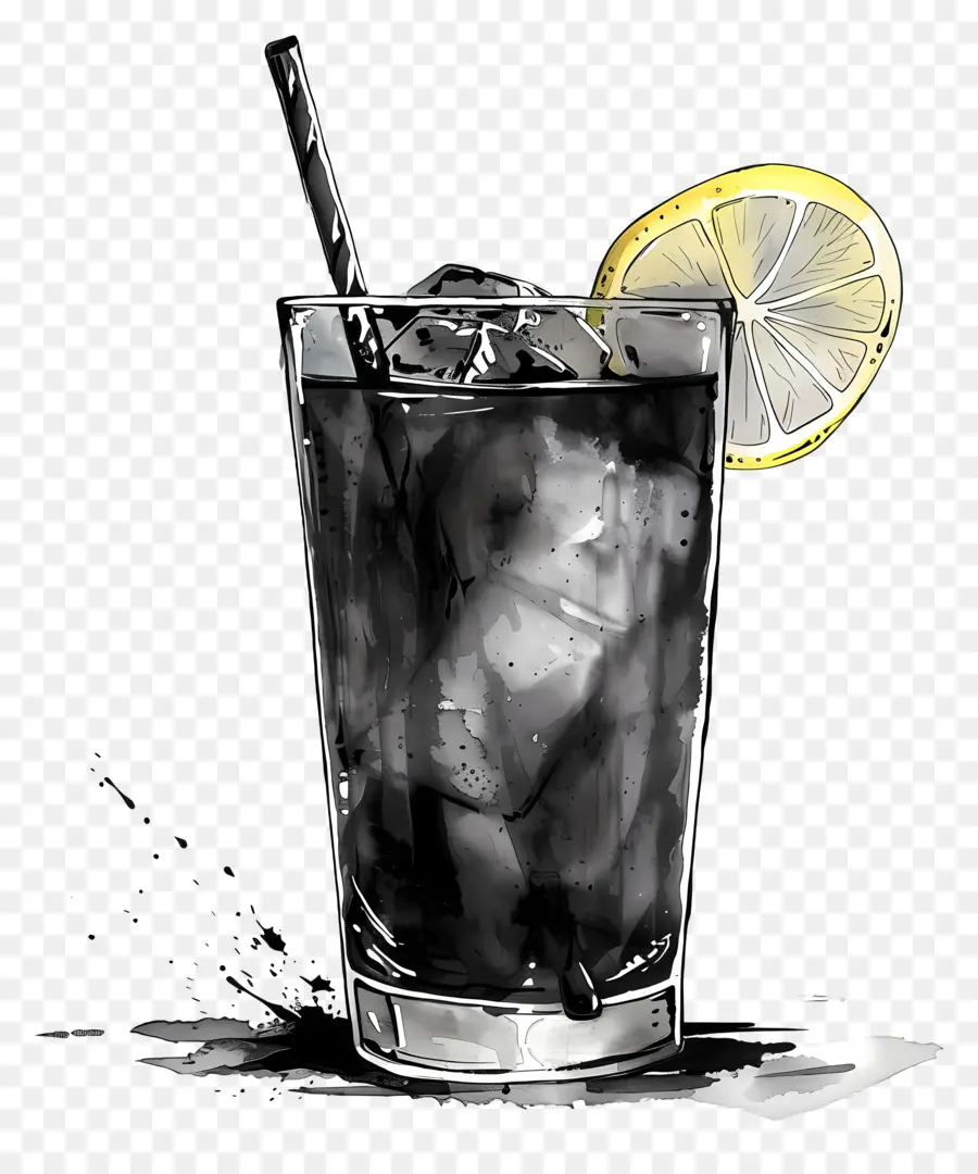 De La Limonade，Thé Glacé Noir PNG