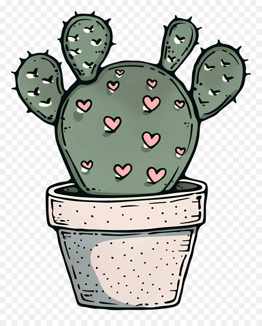 Pot De Cactus，Cactus PNG