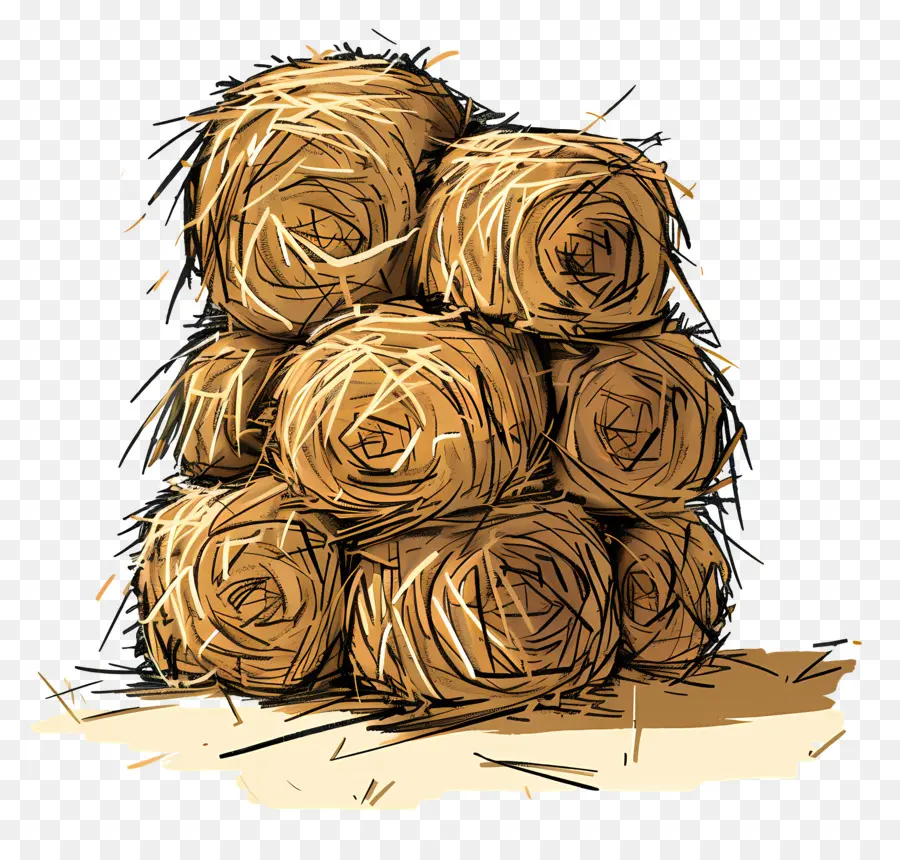 Pile De Foin，Balles De Paille PNG