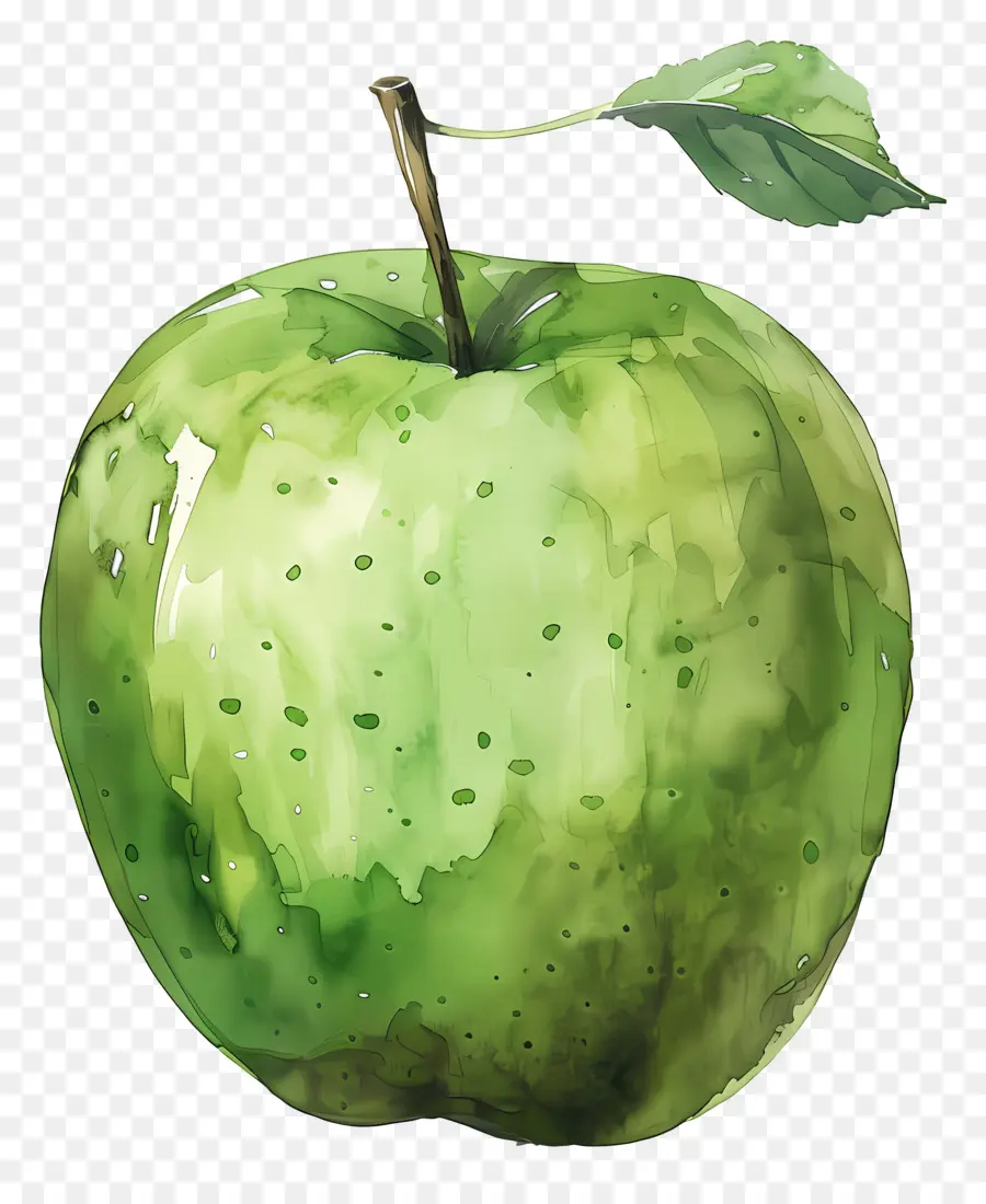 La Pomme Verte，Peinture De Pomme Verte PNG