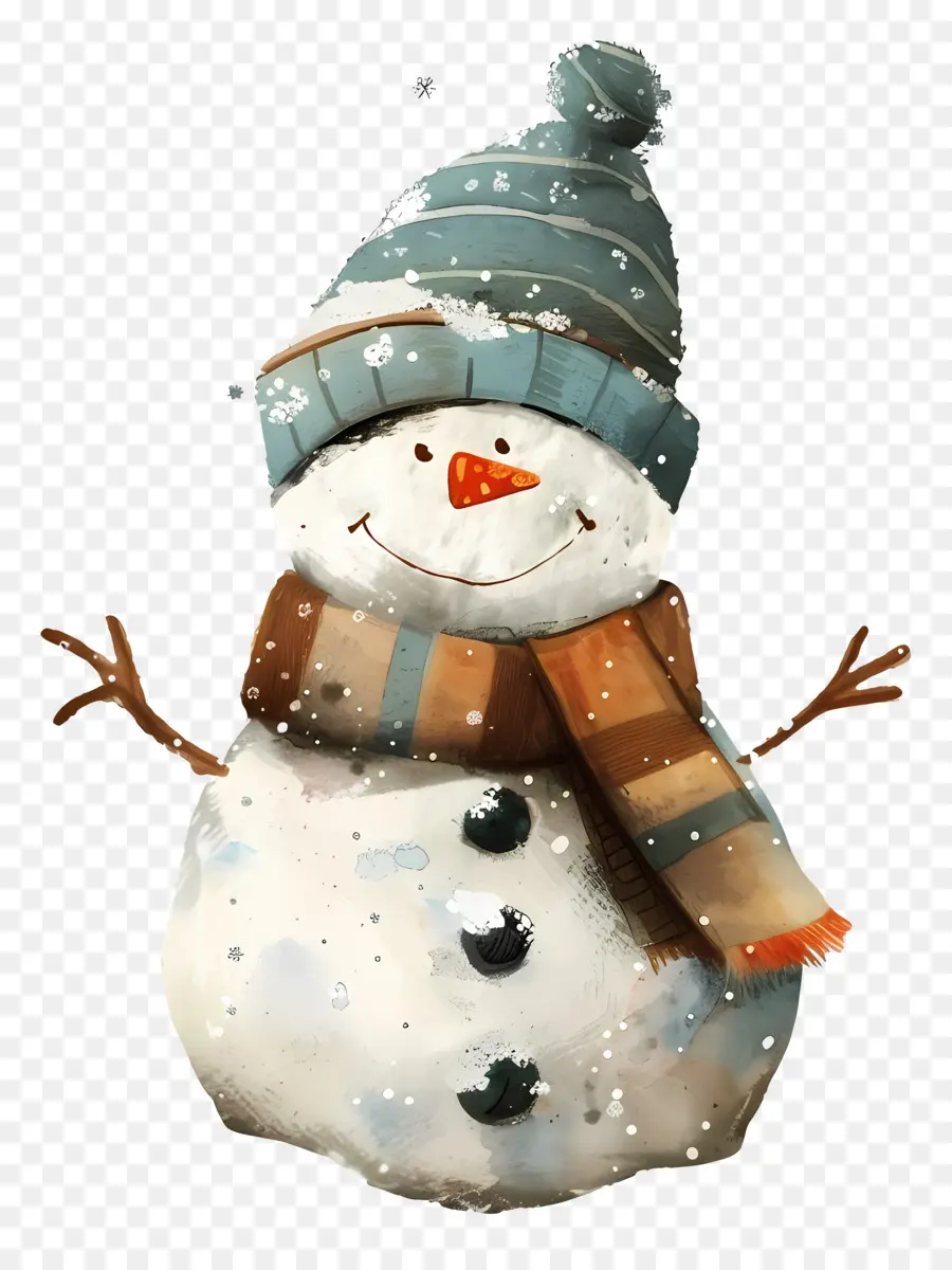 Bonhomme De Neige，Chapeau Tricoté PNG