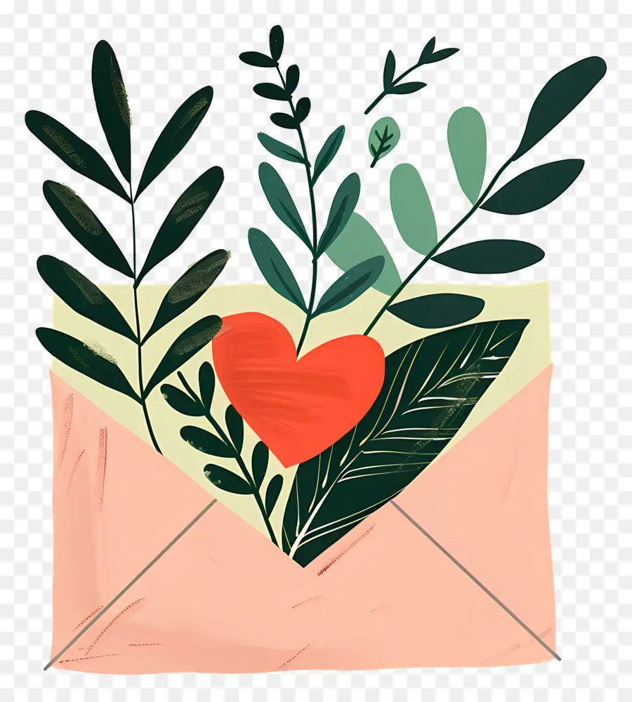 Enveloppe Romantique，Enveloppe PNG