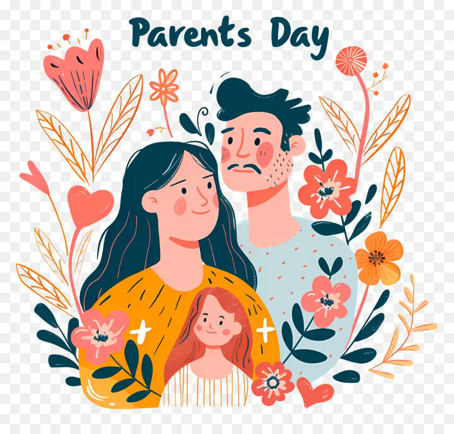 Les Parents De Jour，Illustration De Dessin Animé PNG