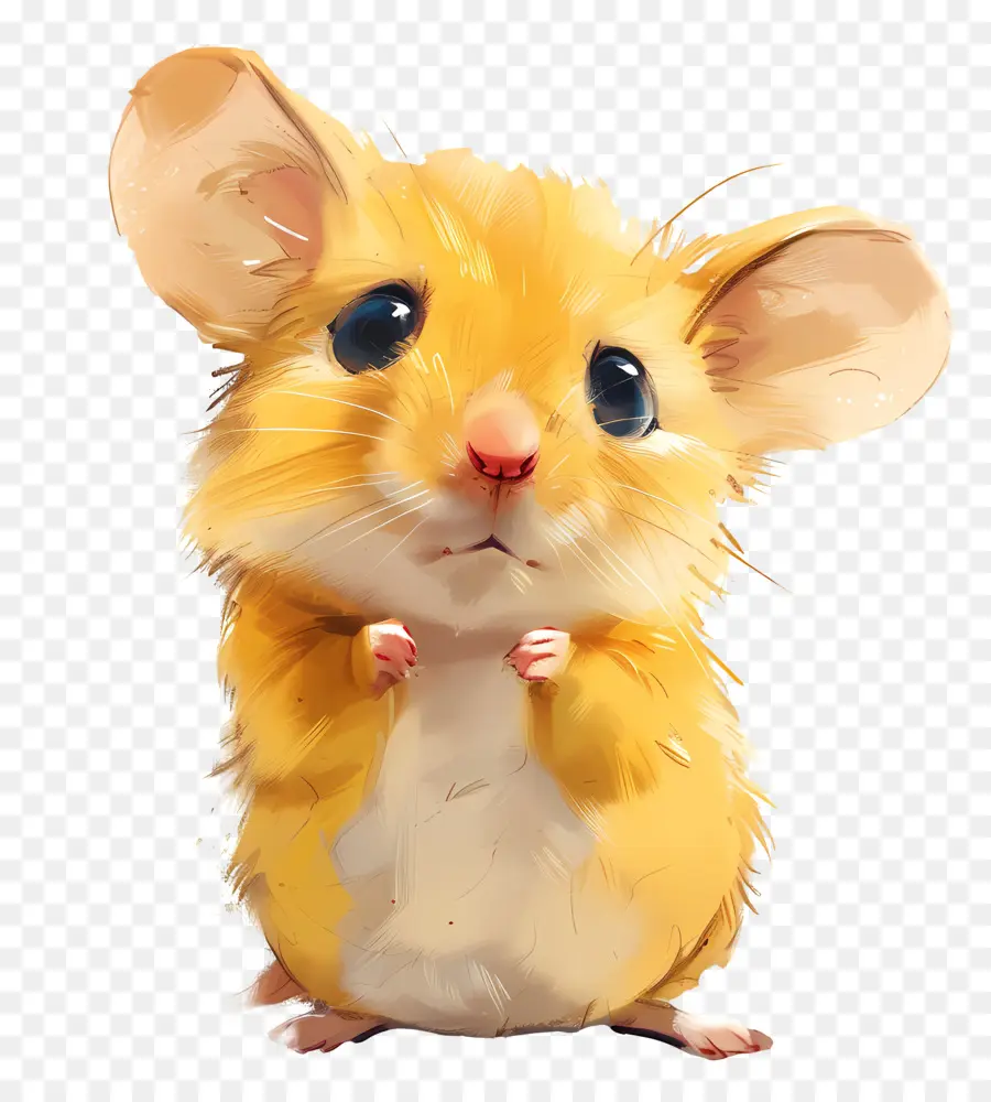 Mignon De La Souris，Jaune De La Souris PNG