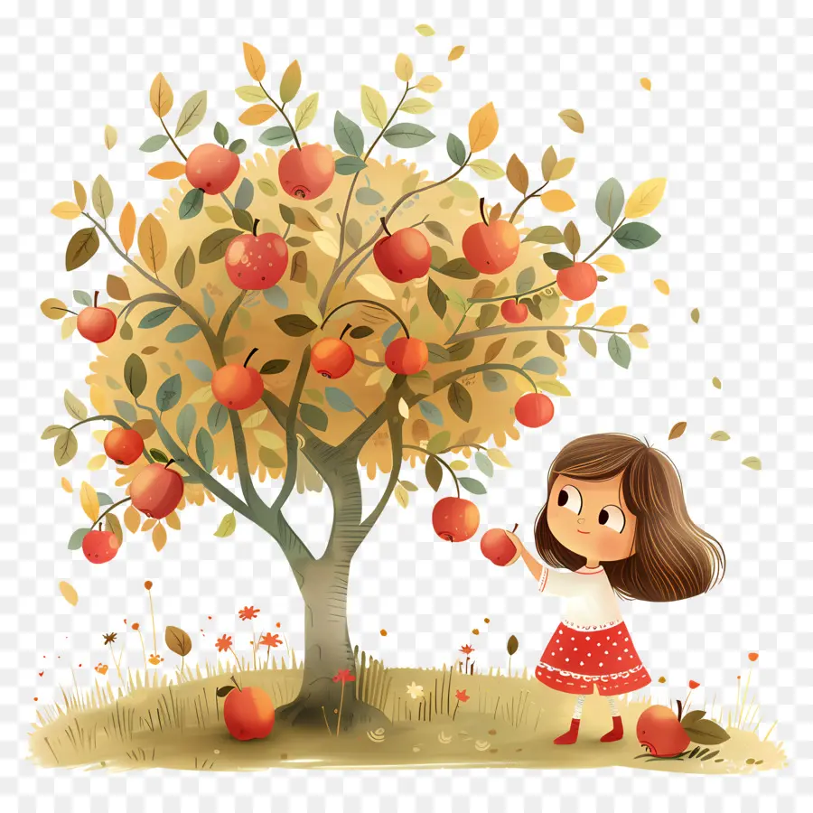 Fille Sous Pommier，Fille PNG