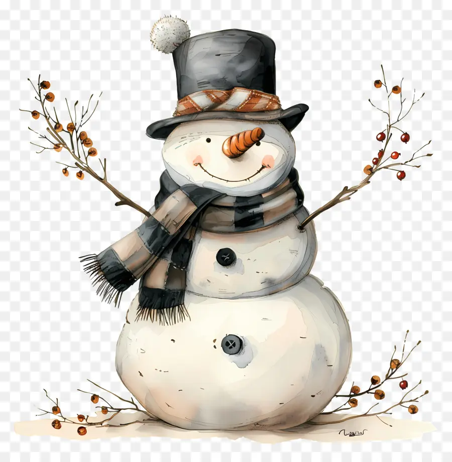 Bonhomme De Neige，L'hiver PNG