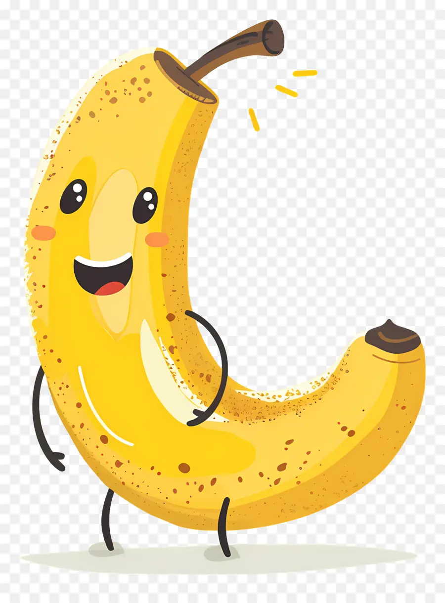 Dessin Animé De La Banane，Banane Souriante PNG