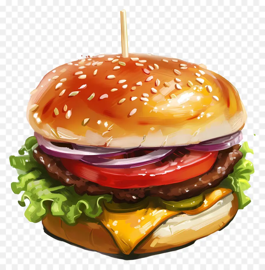 Hamburger，Cheeseburger PNG