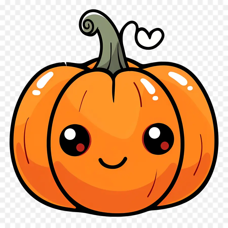 Dessin Animé De Citrouille，Mignon Expression PNG