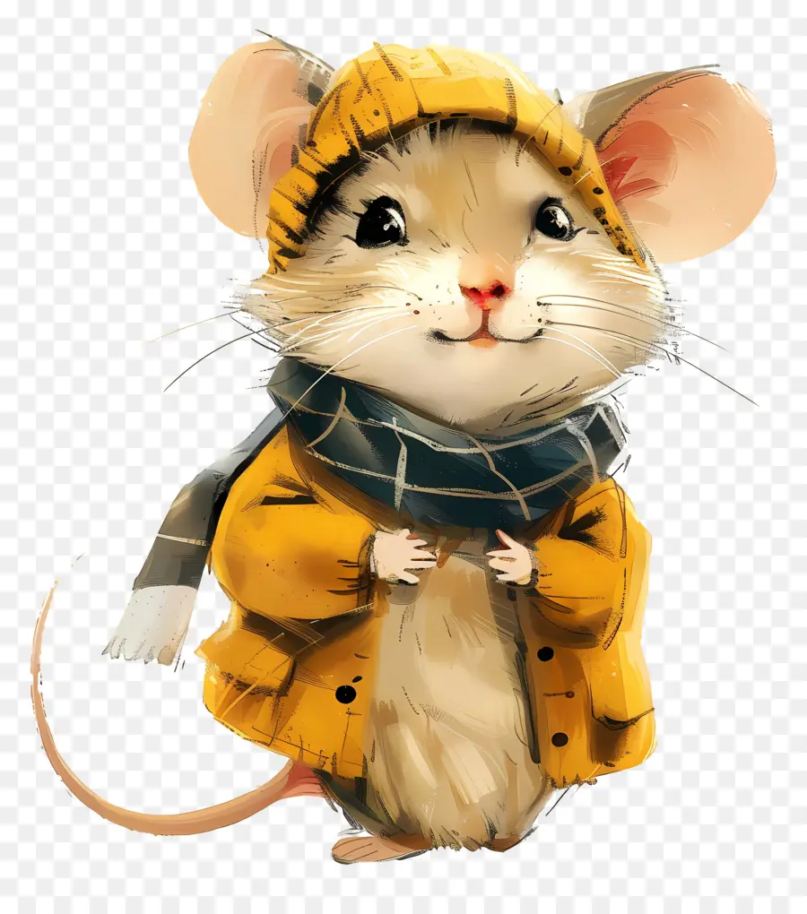 Mignon De La Souris，La Veste Jaune PNG