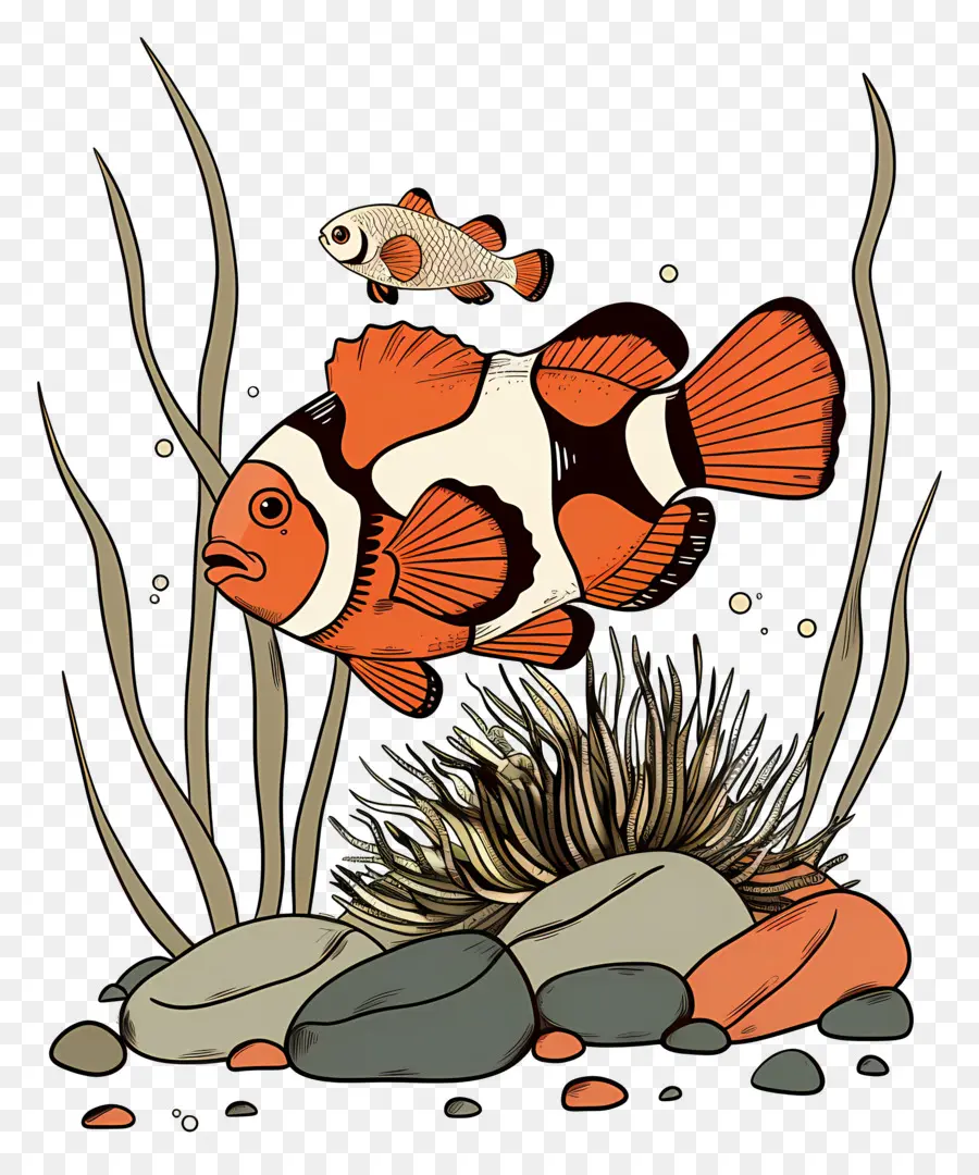 Des Poissons Clowns，Poisson Clown PNG