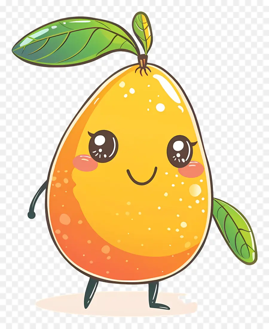 Dessin Animé De Mangue，Fruits Jaunes PNG