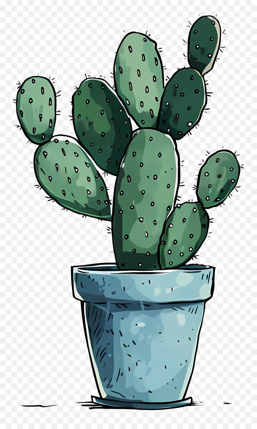 Pot De Cactus，Cactus PNG