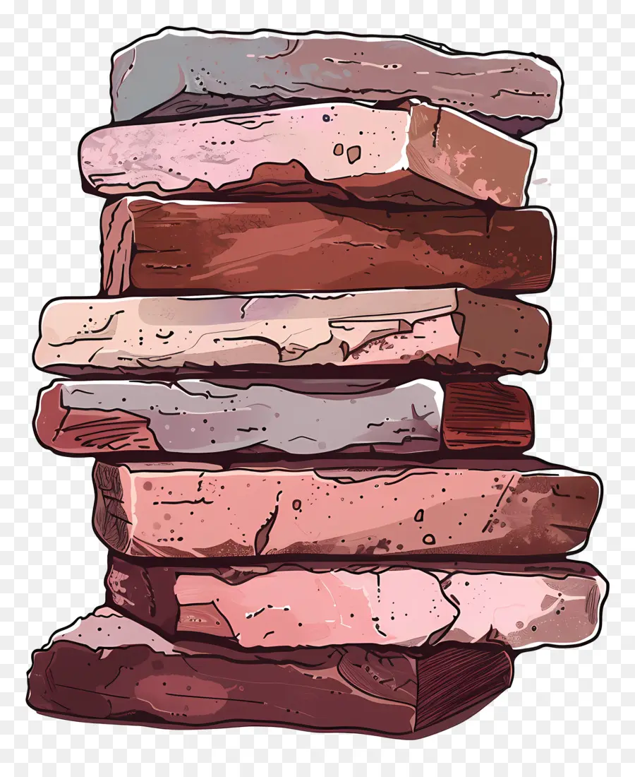 Pile De Briques，Blocs Colorés PNG