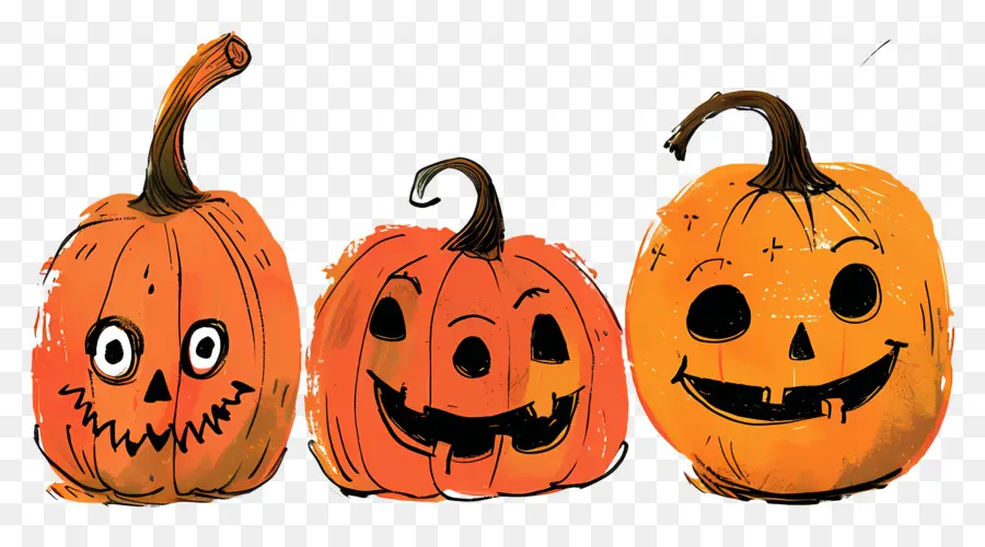 Citrouilles D'halloween，Citrouille PNG