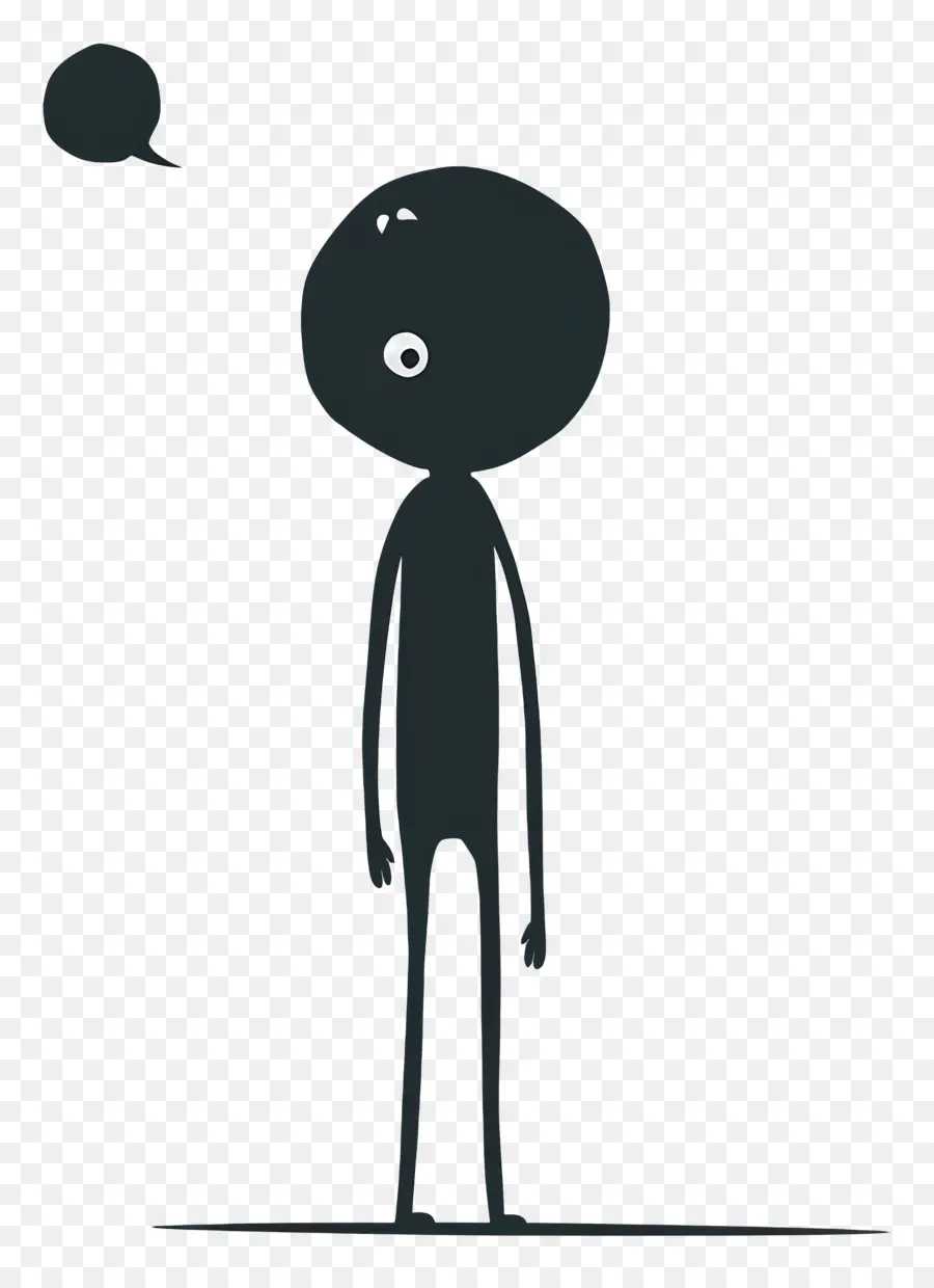 Stick Figure Speaking，L'homme PNG