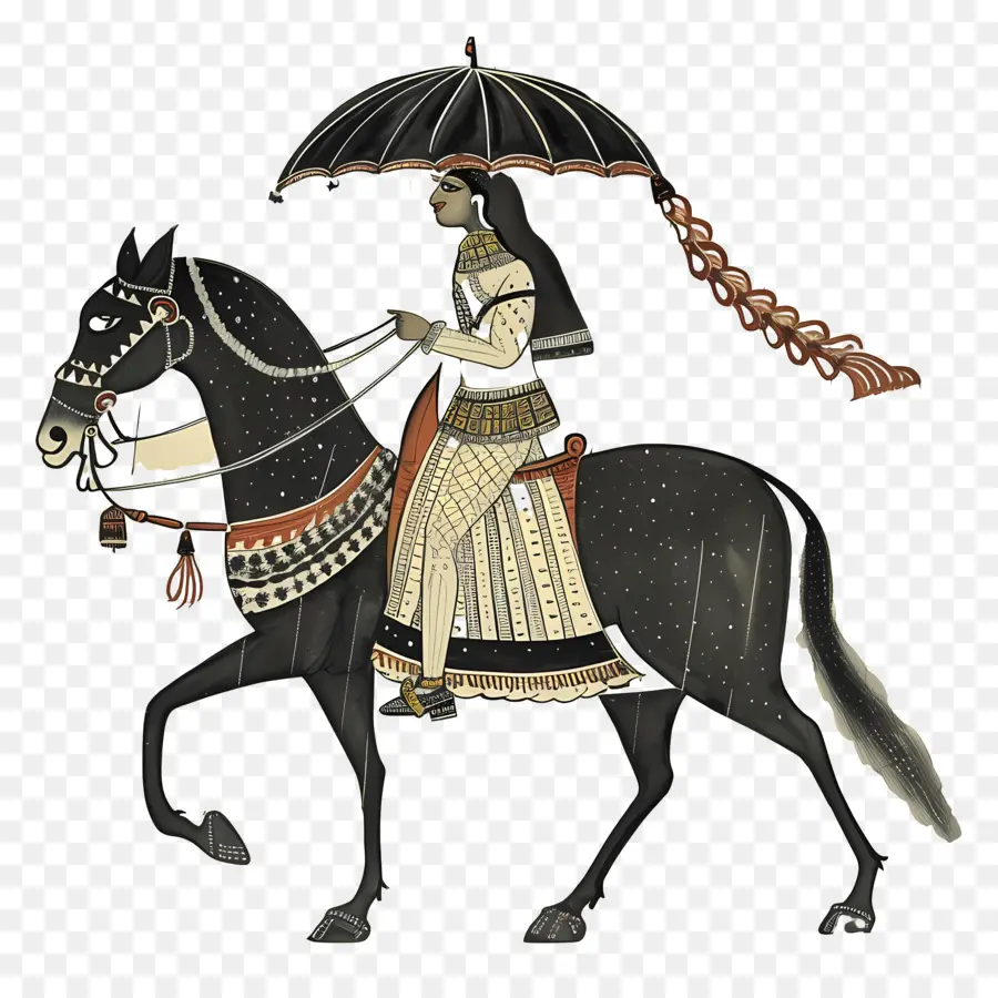 Cheval D'équitation，Femme PNG