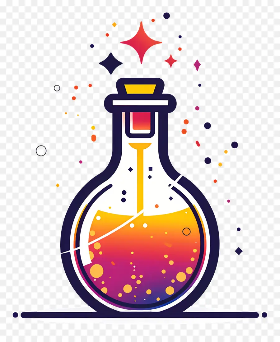 La Potion Magique，Liquide Rougeoyant PNG