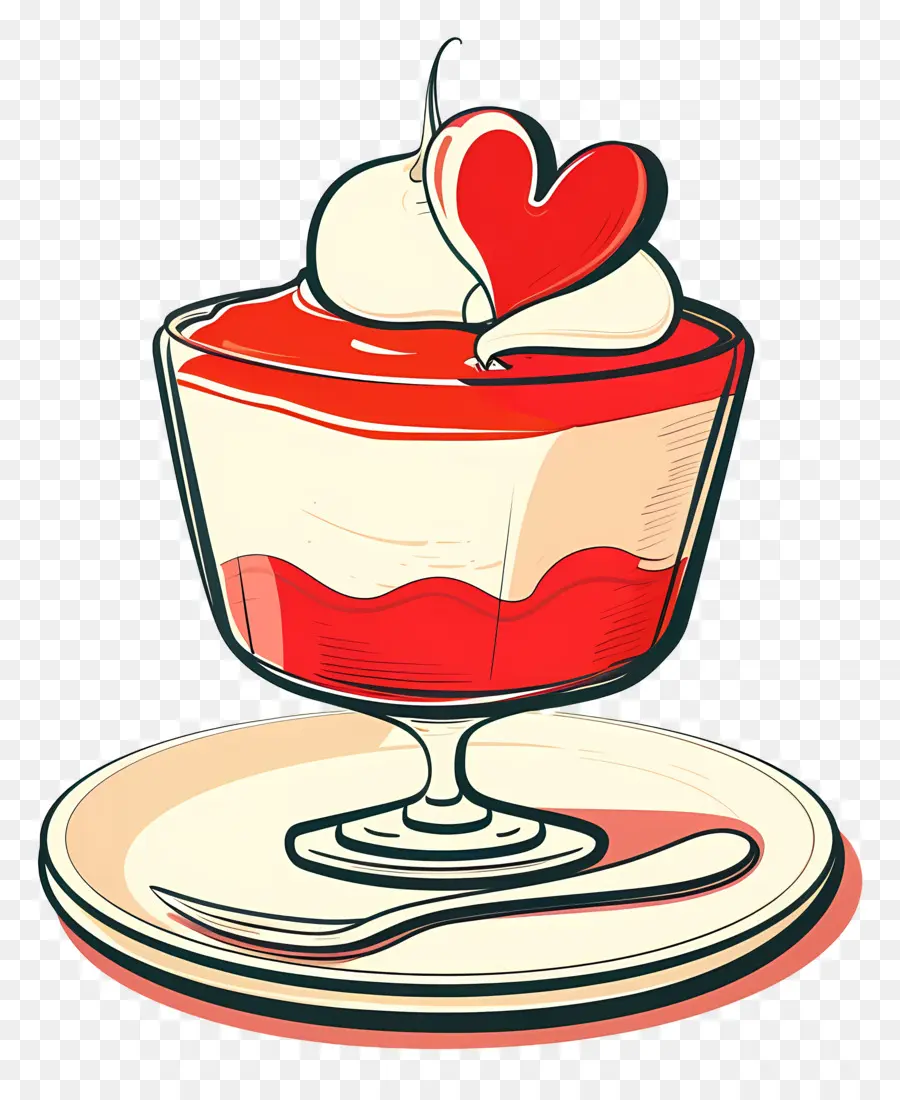 Panna Cotta，Cupcake De Velours Rouge PNG