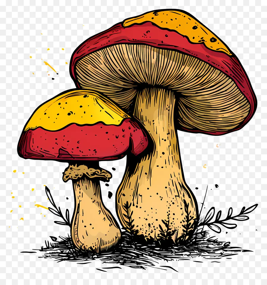 Champignons，La Nature PNG