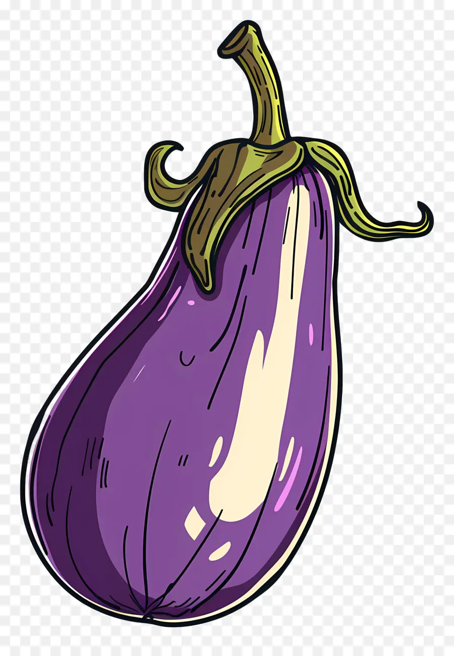 L'aubergine，Légume Violet PNG