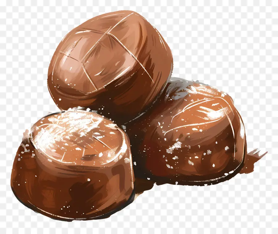 Bonbons Au Chocolat，Truffes Au Chocolat PNG