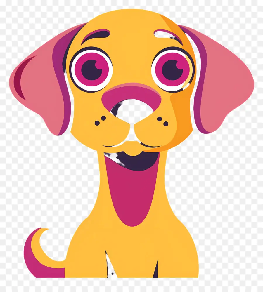 Le Chien De Bande Dessinée，De Grands Yeux PNG