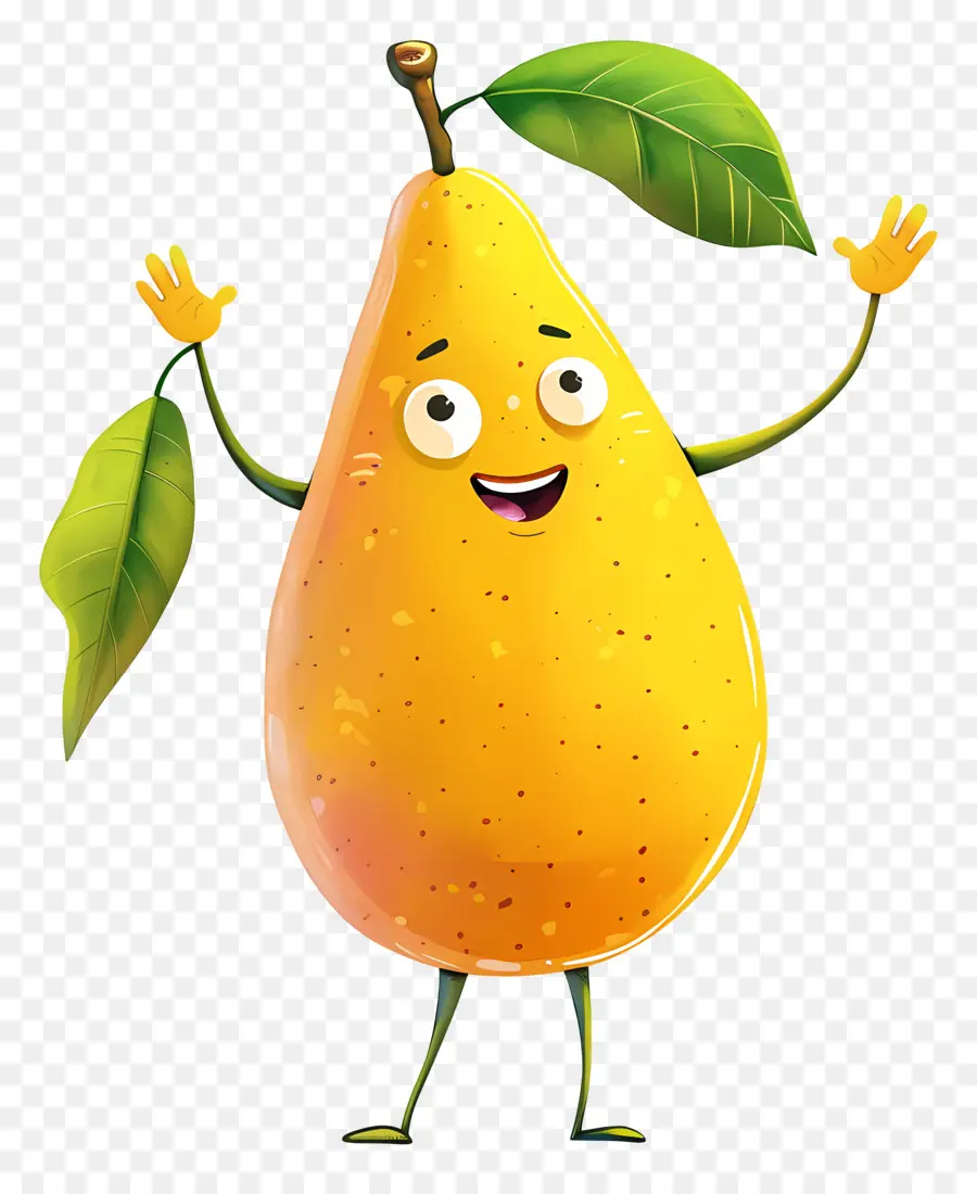 Dessin Animé De Mangue，Dessin Animé De Poire PNG