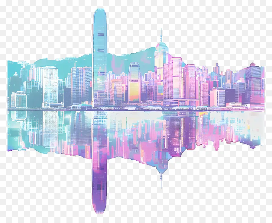 Horizon De Hong Kong，Paysage Urbain PNG