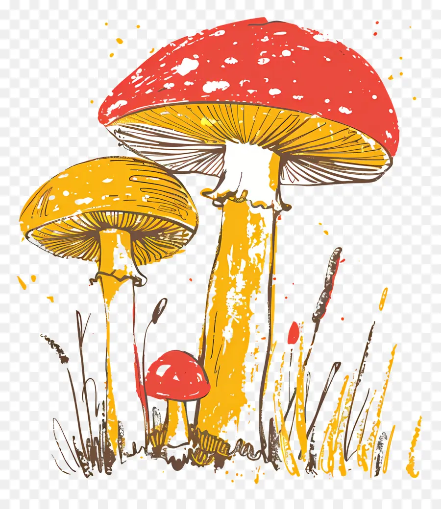 Champignons，Champignons Illustration PNG