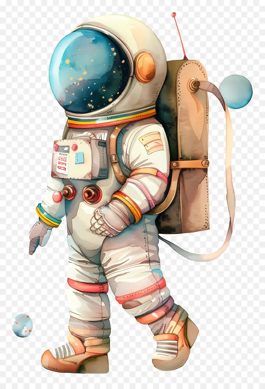 Dessin Animé De L'astronaute，L'astronaute PNG