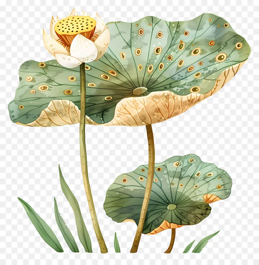 Fleur De Lotus，Nénuphar PNG