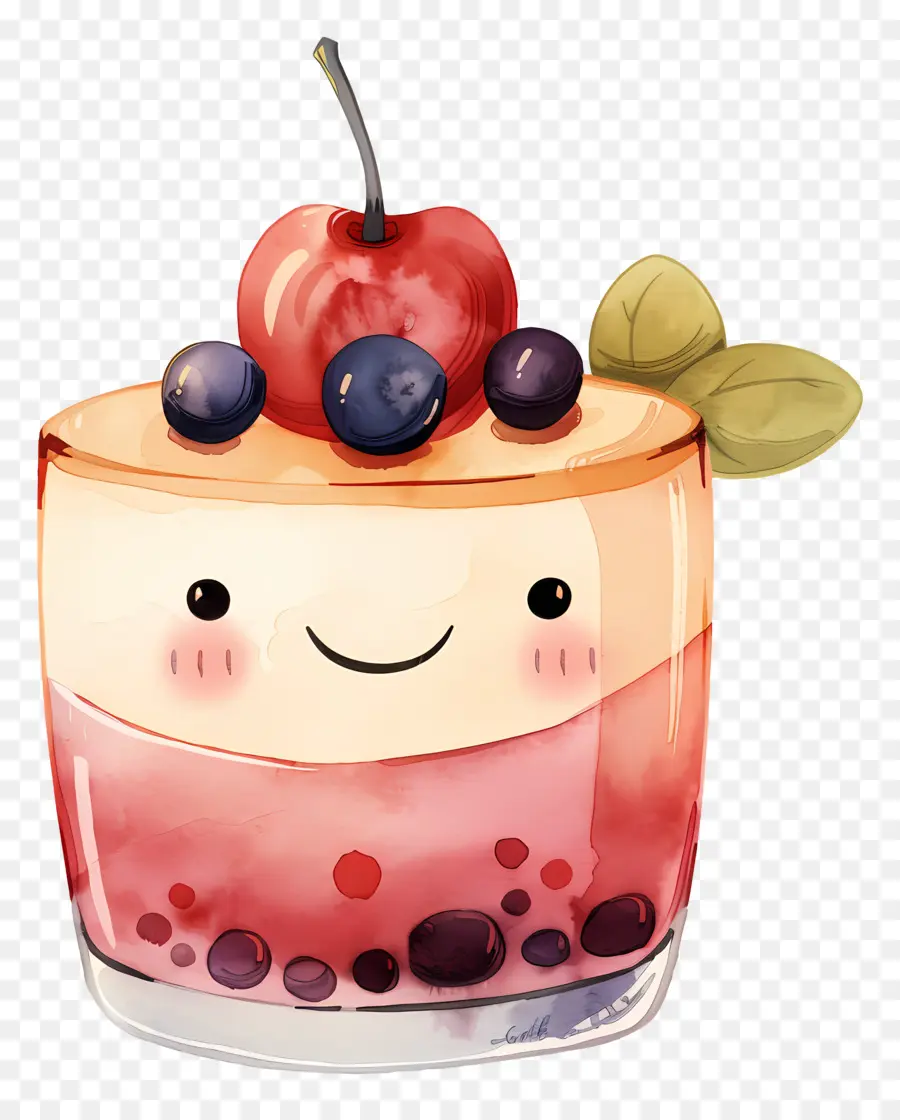 Pudding Kawaii，Cupcake PNG