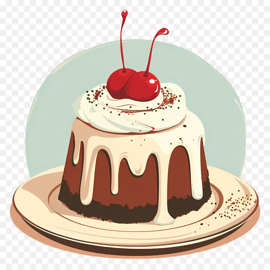 Gâteau De Pudding，Gâteau Au Chocolat PNG