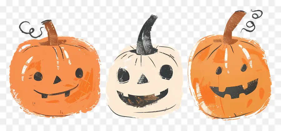 Citrouilles D'halloween，Halloween PNG