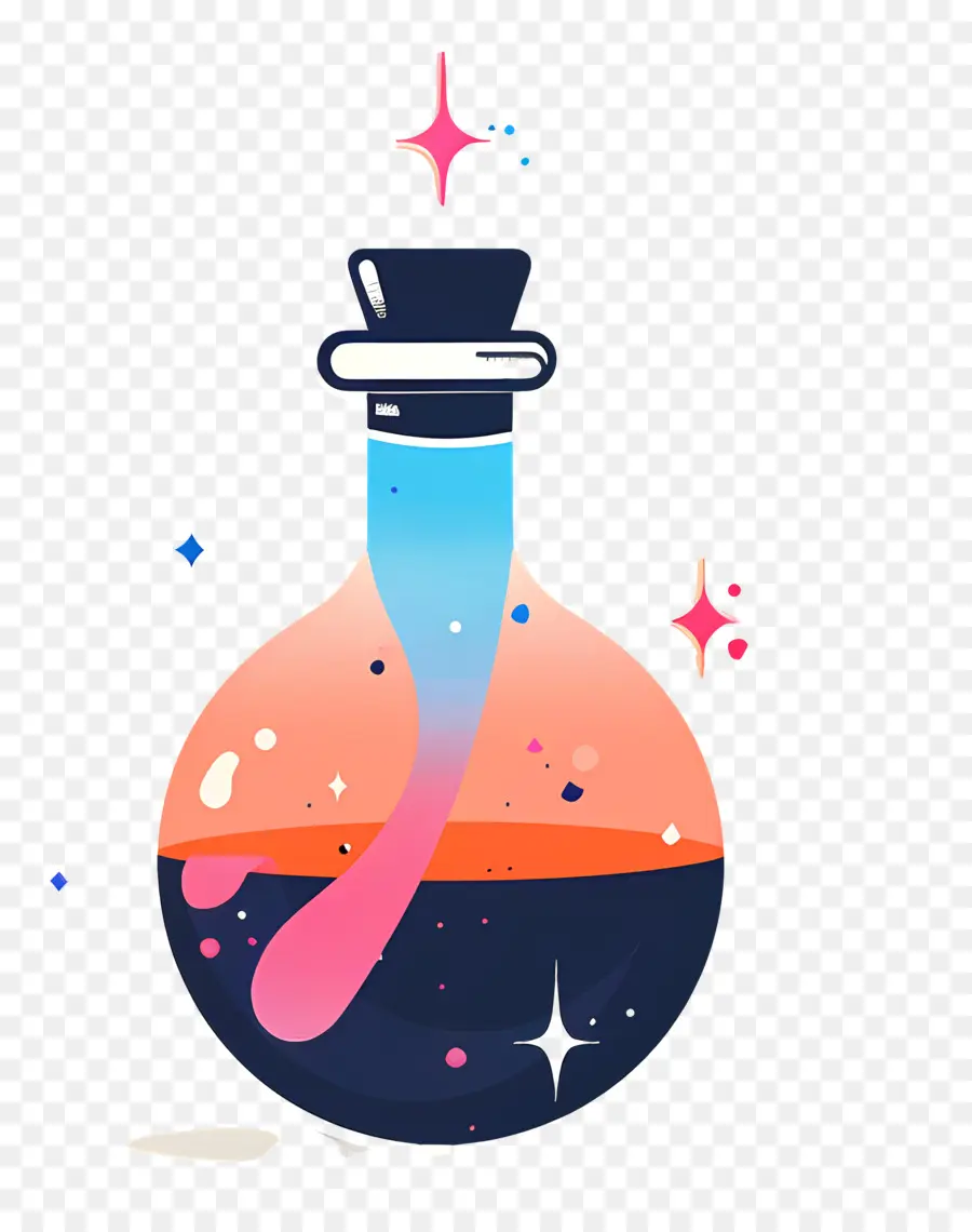 La Potion Magique，Bouteille En Verre PNG