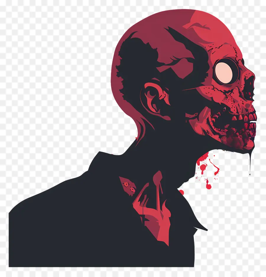 Zombie，Silhouette PNG