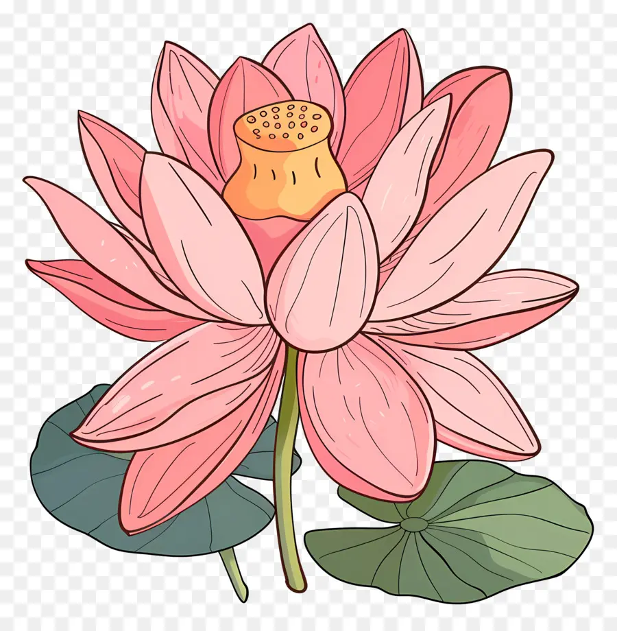 Fleur De Lotus，Lotus Rose PNG