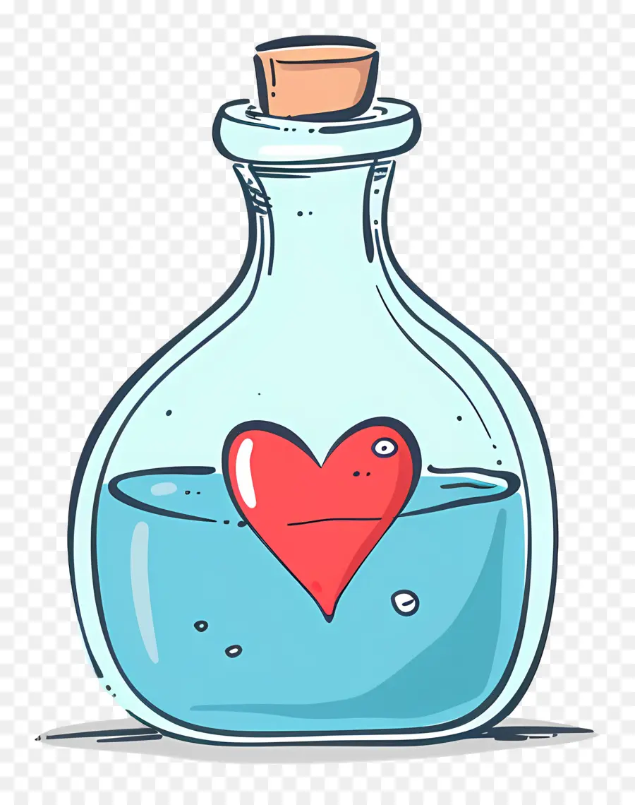 Potion De Dessin Animé，L'amour PNG