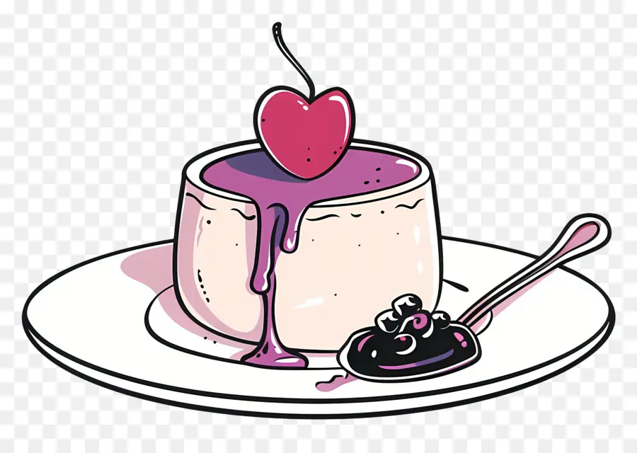 Panna Cotta，Dessert PNG