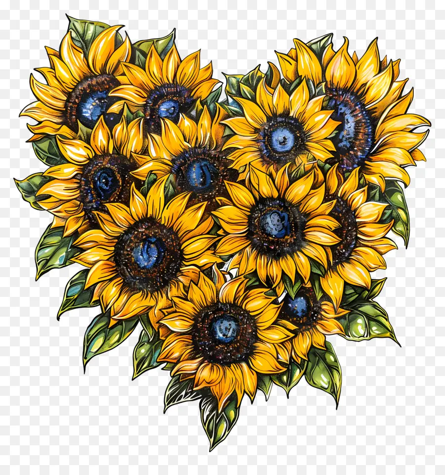 Bouquet De Tournesol，Tournesols PNG