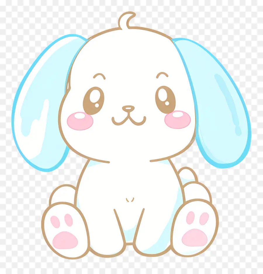 Cinnamoroll，Chiot Blanc PNG