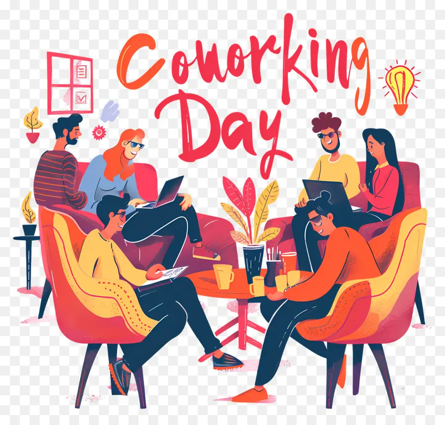 Jour De Coworking，Nomades Numériques PNG