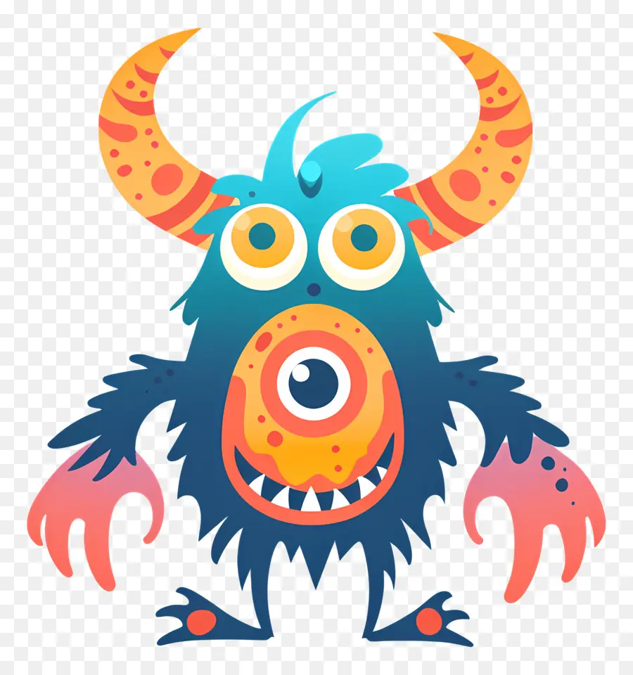 Monstre，Monstre Bleu PNG