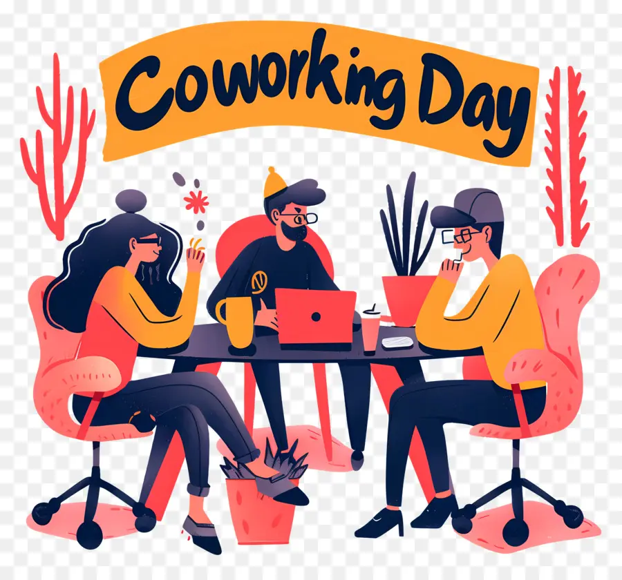 Jour De Coworking，Coworking PNG