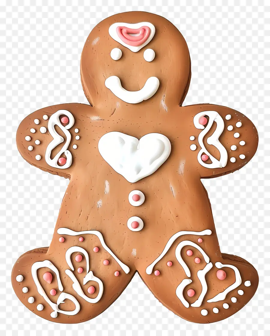 Pain D'épice De Noël，Bonhomme En Pain D'épice PNG