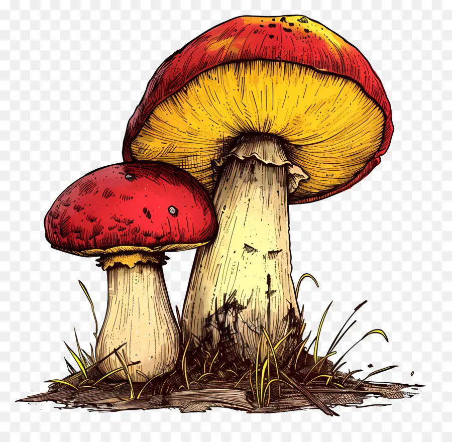 Champignons，Les Spores PNG