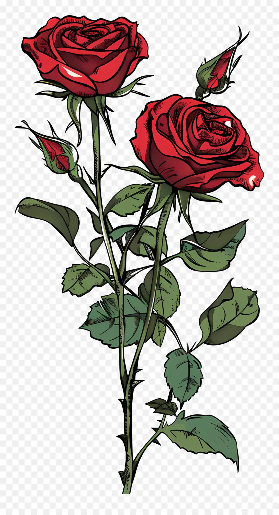 Les Roses Rouges，Bloom PNG